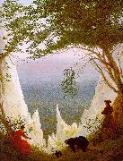 Caspar David Friedrich Chalk Cliffs on Rugen oil painting on canvas